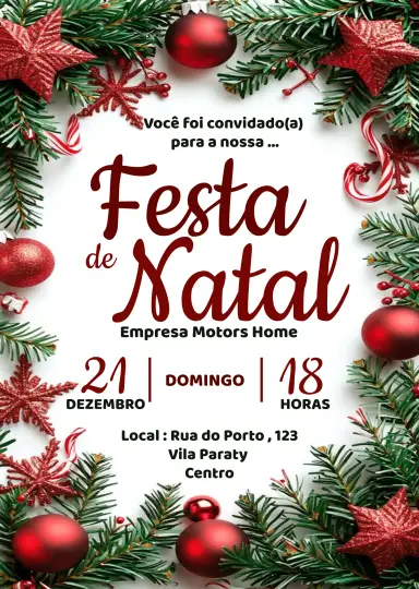 Festa De Natal Natalino
