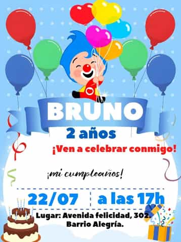 Invitación Plim Un Héroe Del Corazón Colorido – tema Más buscados colorido, superhéroe, infantil, divertido, vibrante