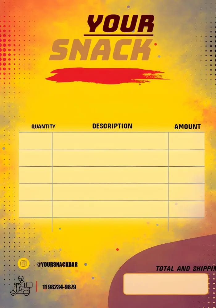 Menu Order Invite Menu Order Form Shipping - Most Searched Invitations | Convitede